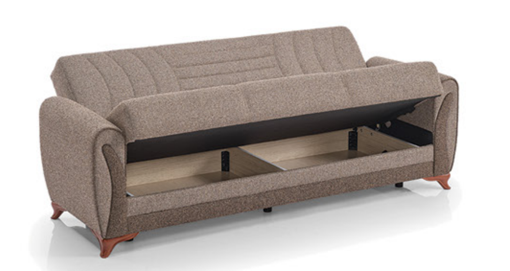 Seren Polyester Convertible Storage Living Room Set
