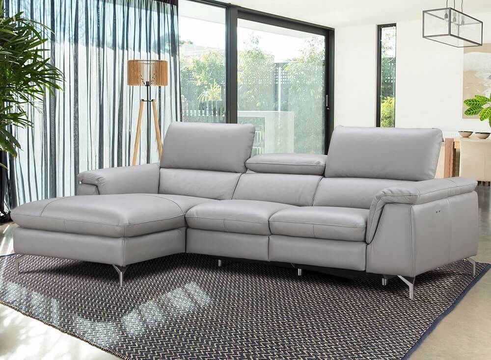 Serena Premium Reclining Leather Sectional