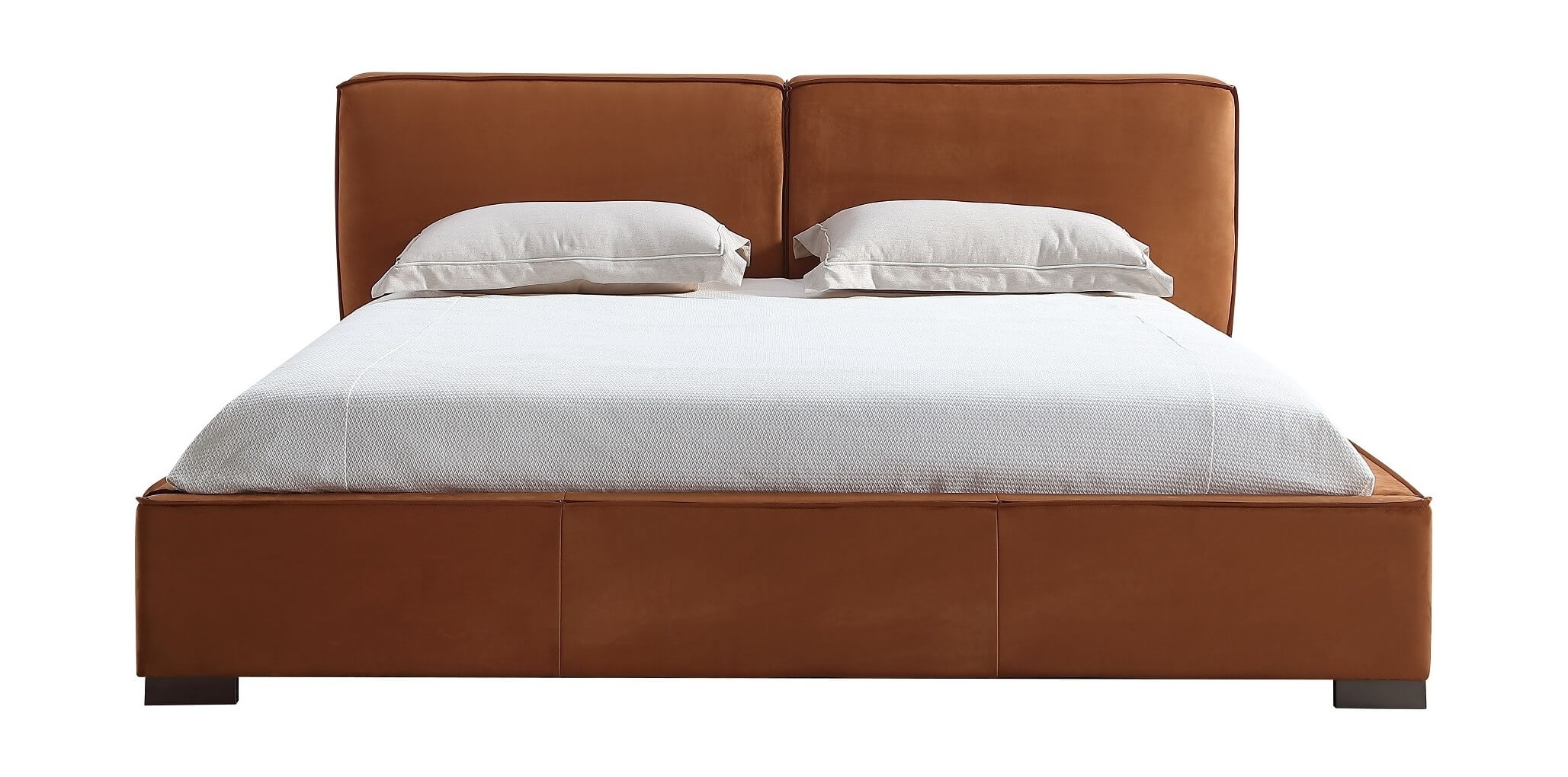 Serene Eco-Suede Upholstered Bed, King Size