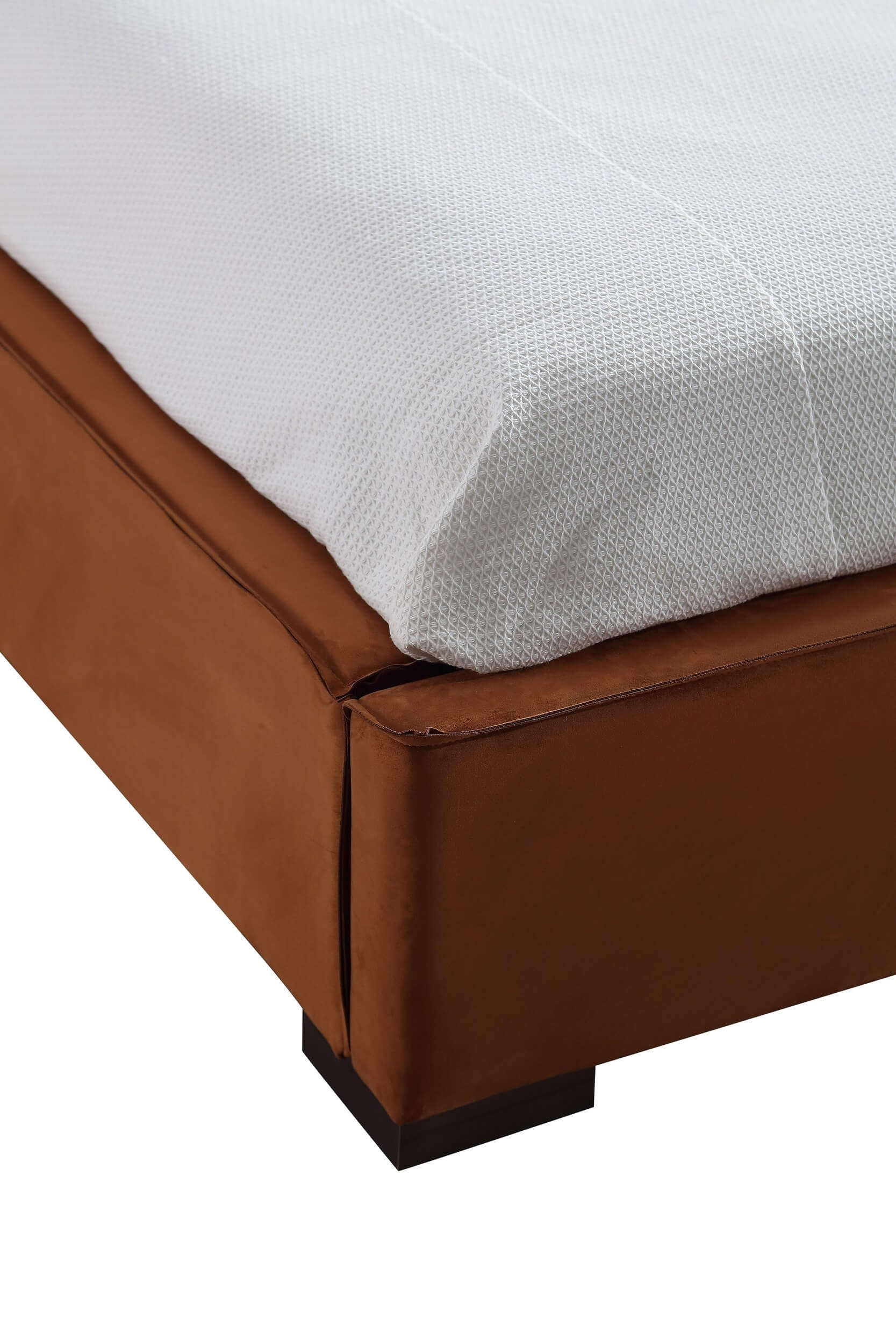 Serene Eco-Suede Upholstered Bed, King Size