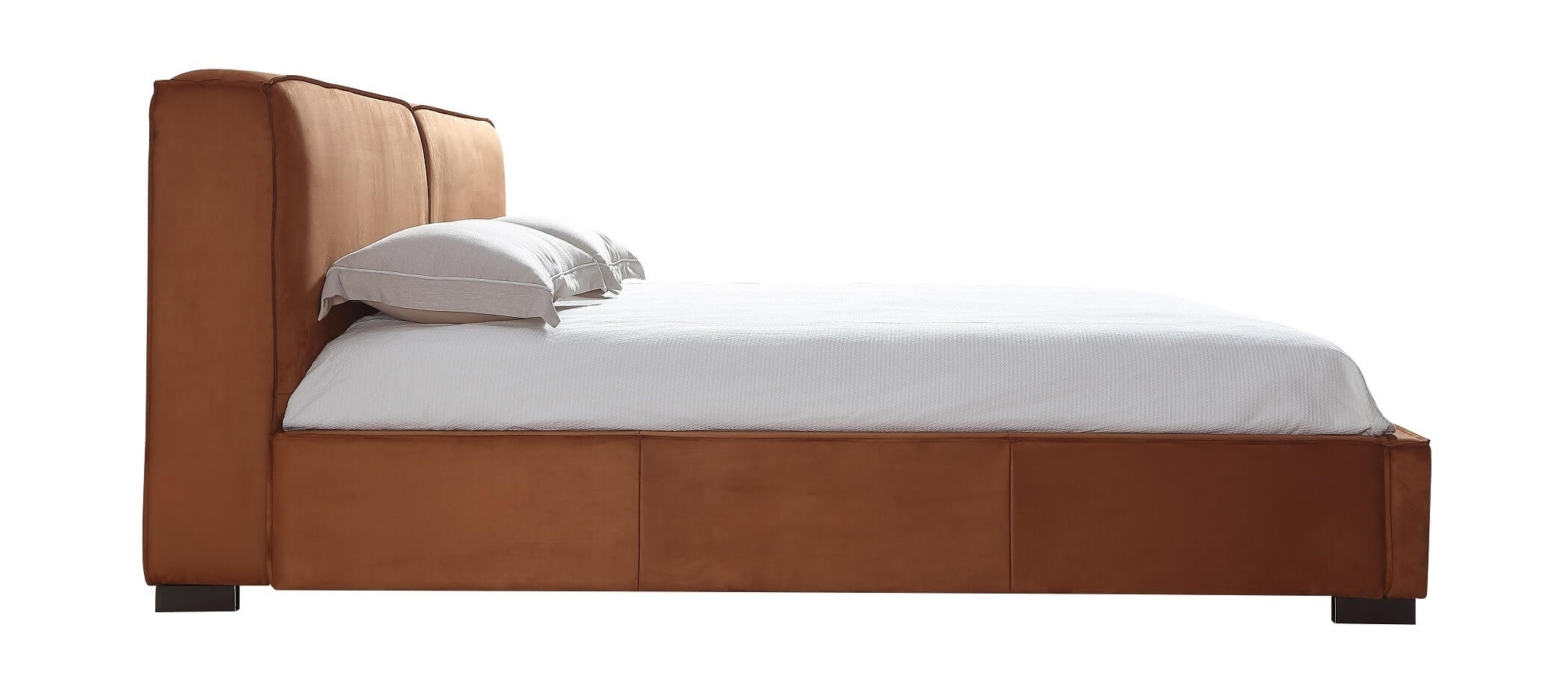 Serene Eco-Suede Upholstered Bed, King Size