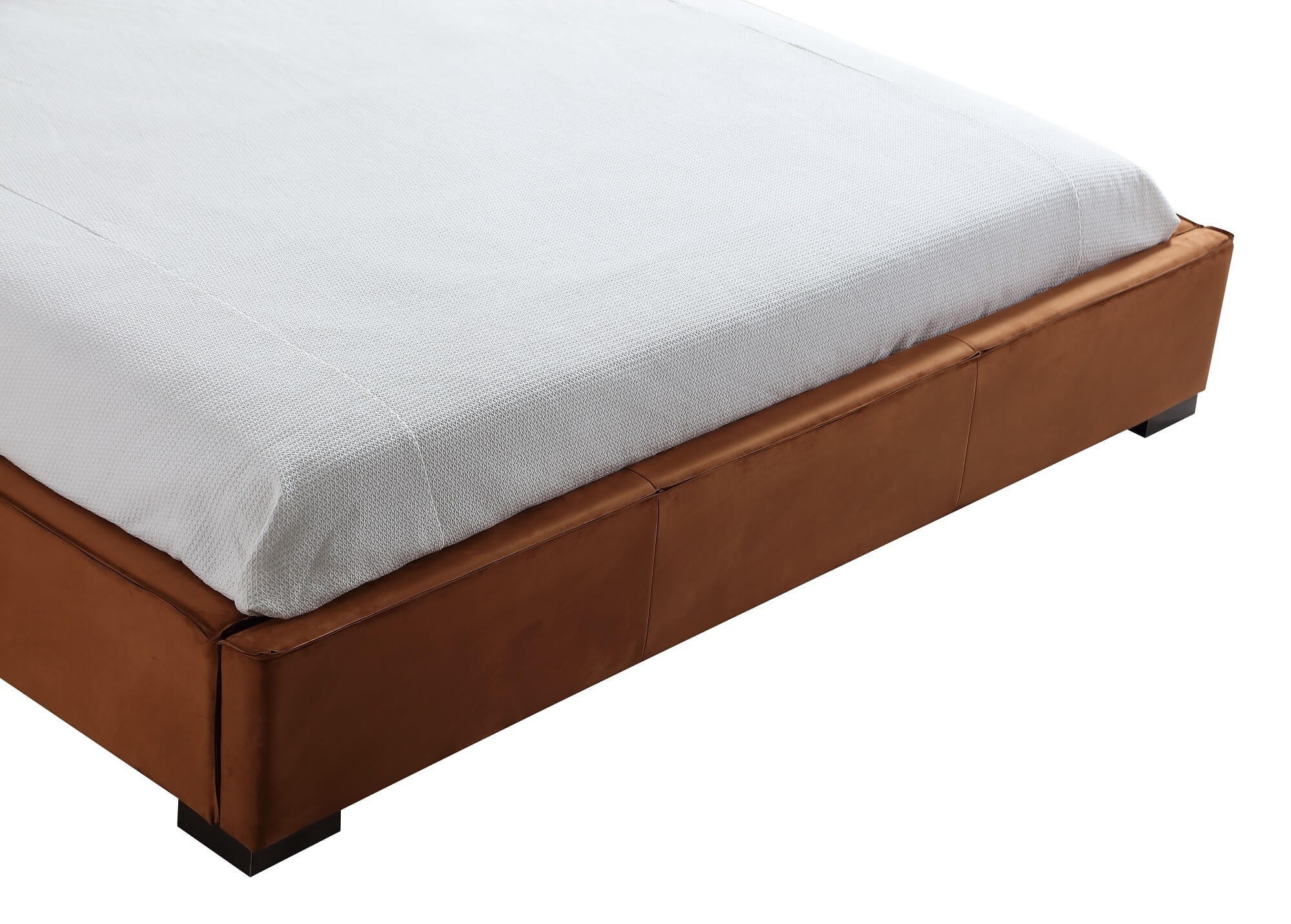 Serene Eco-Suede Upholstered Bed, King Size