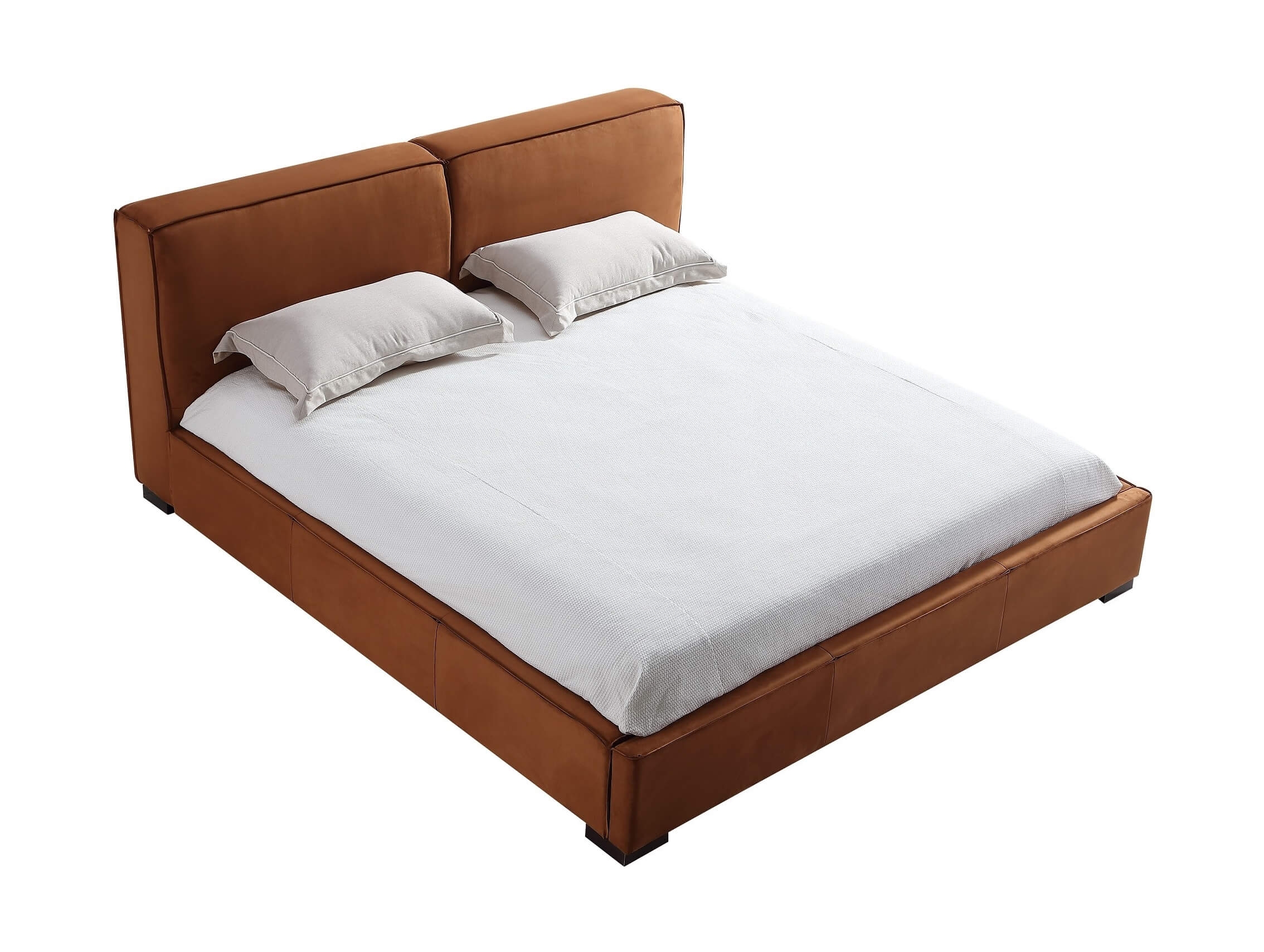 Serene Eco-Suede Upholstered Bed, King Size
