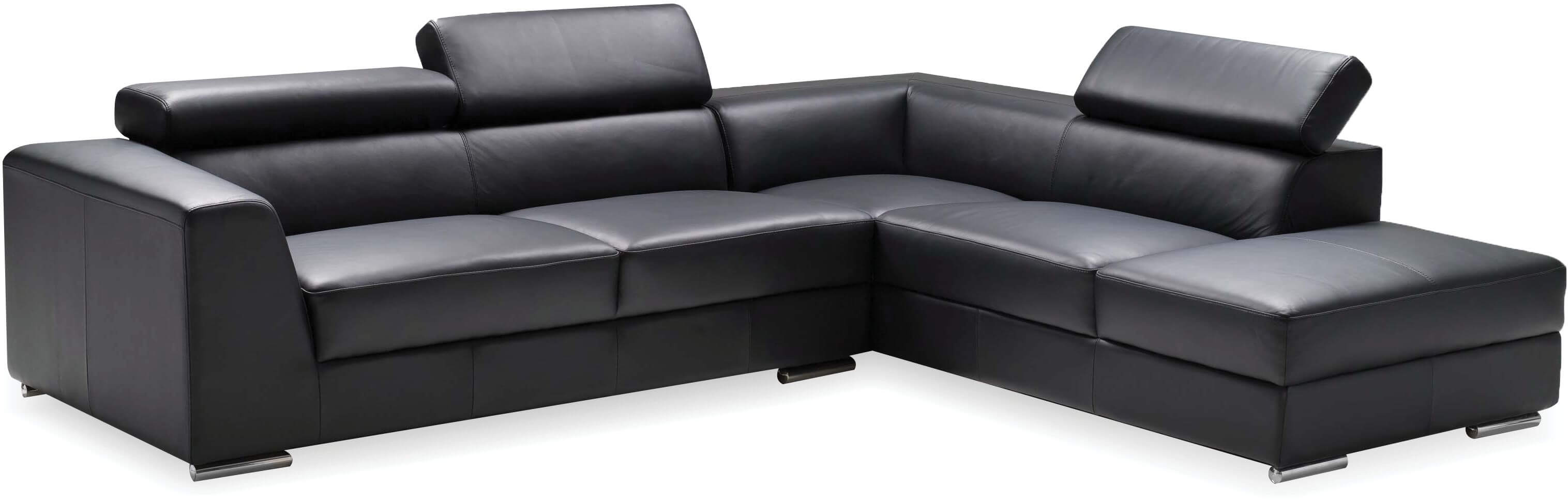 Icon Premium Leather Sectional Sofa