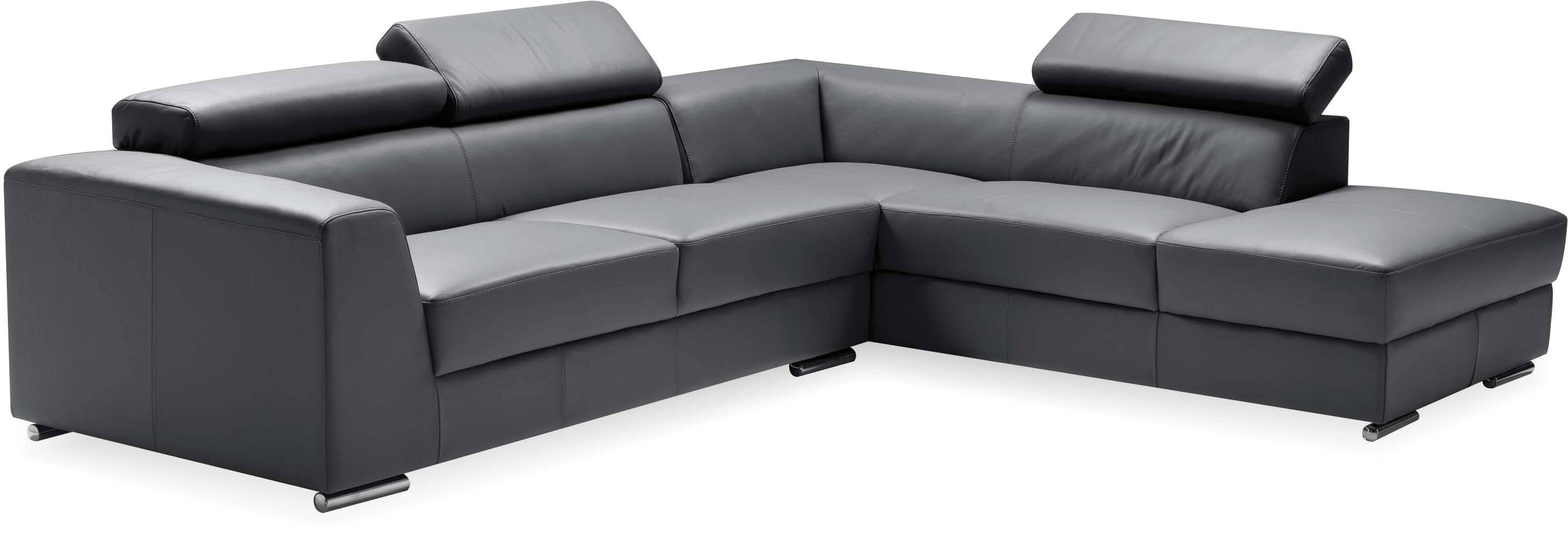 Icon Premium Leather Sectional Sofa