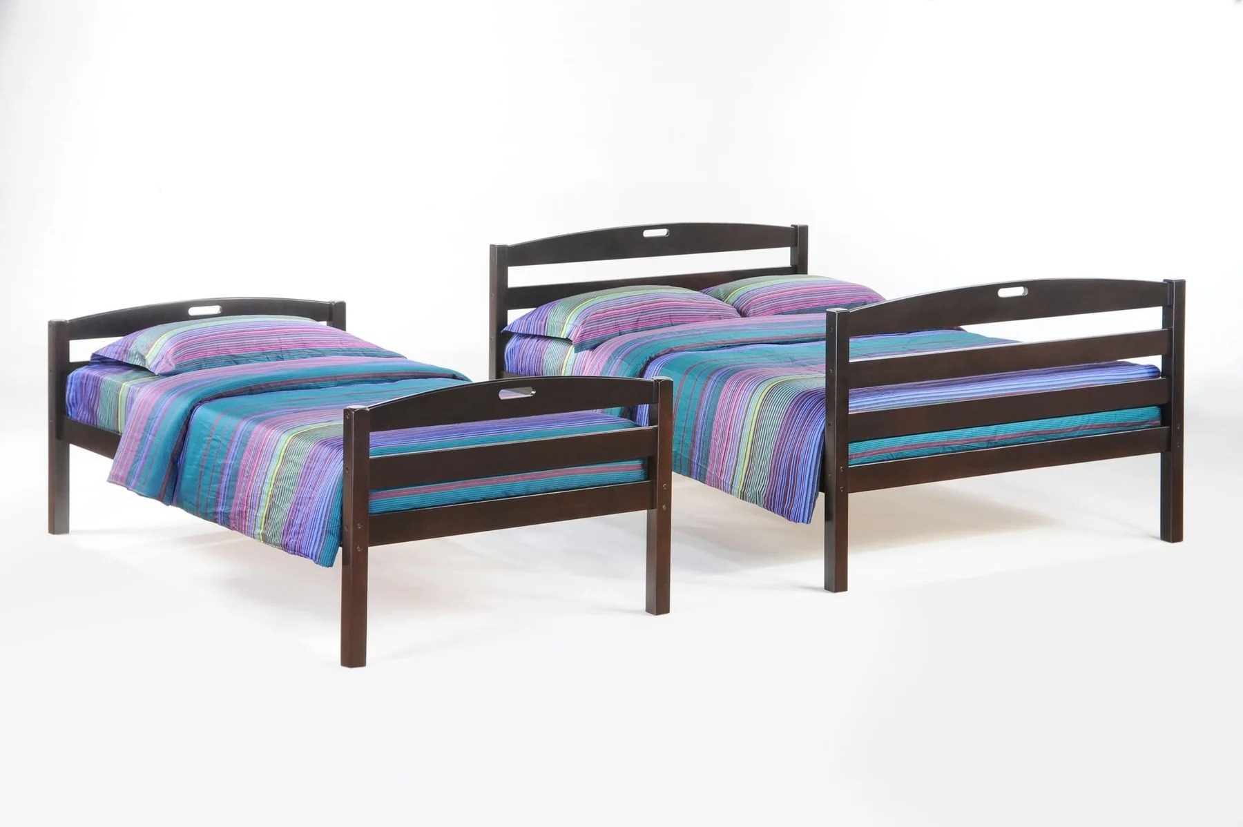 Sesame Wood Bunk Bed, Twin/Full Size