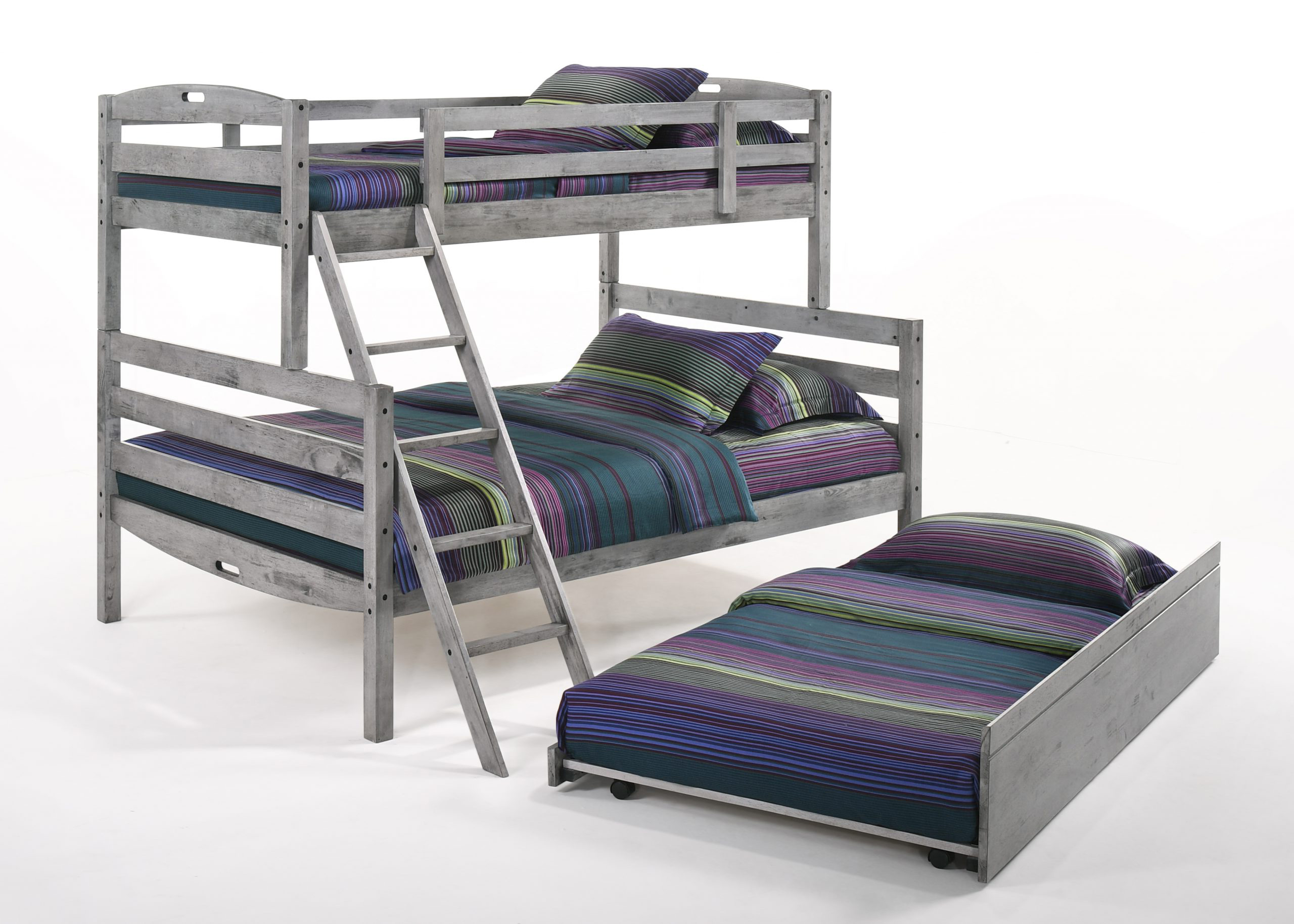 Sesame Wood Bunk Bed, Twin/Full Size