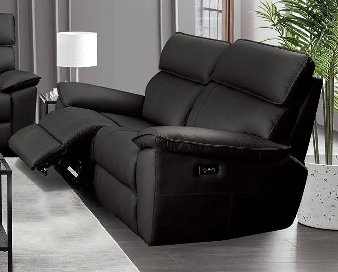 SF630 Leather Power Reclining Living Room Set