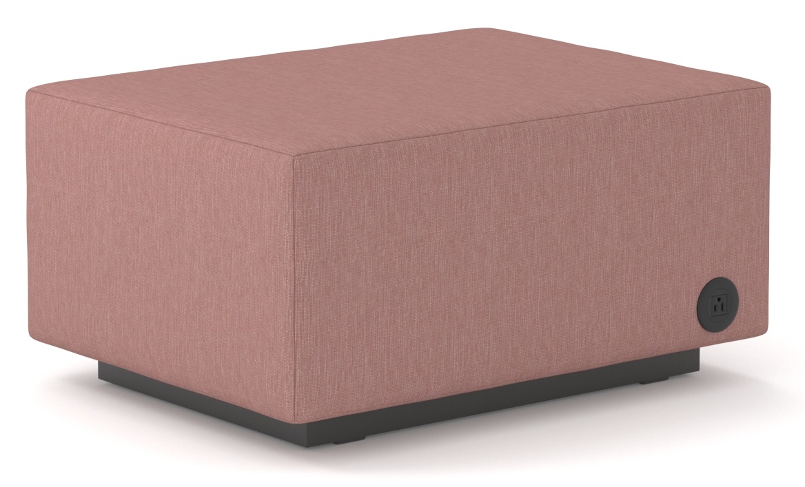 Jazz Chill Out Pouf w/Power Socket on Left Hand Side by NARBUTAS
