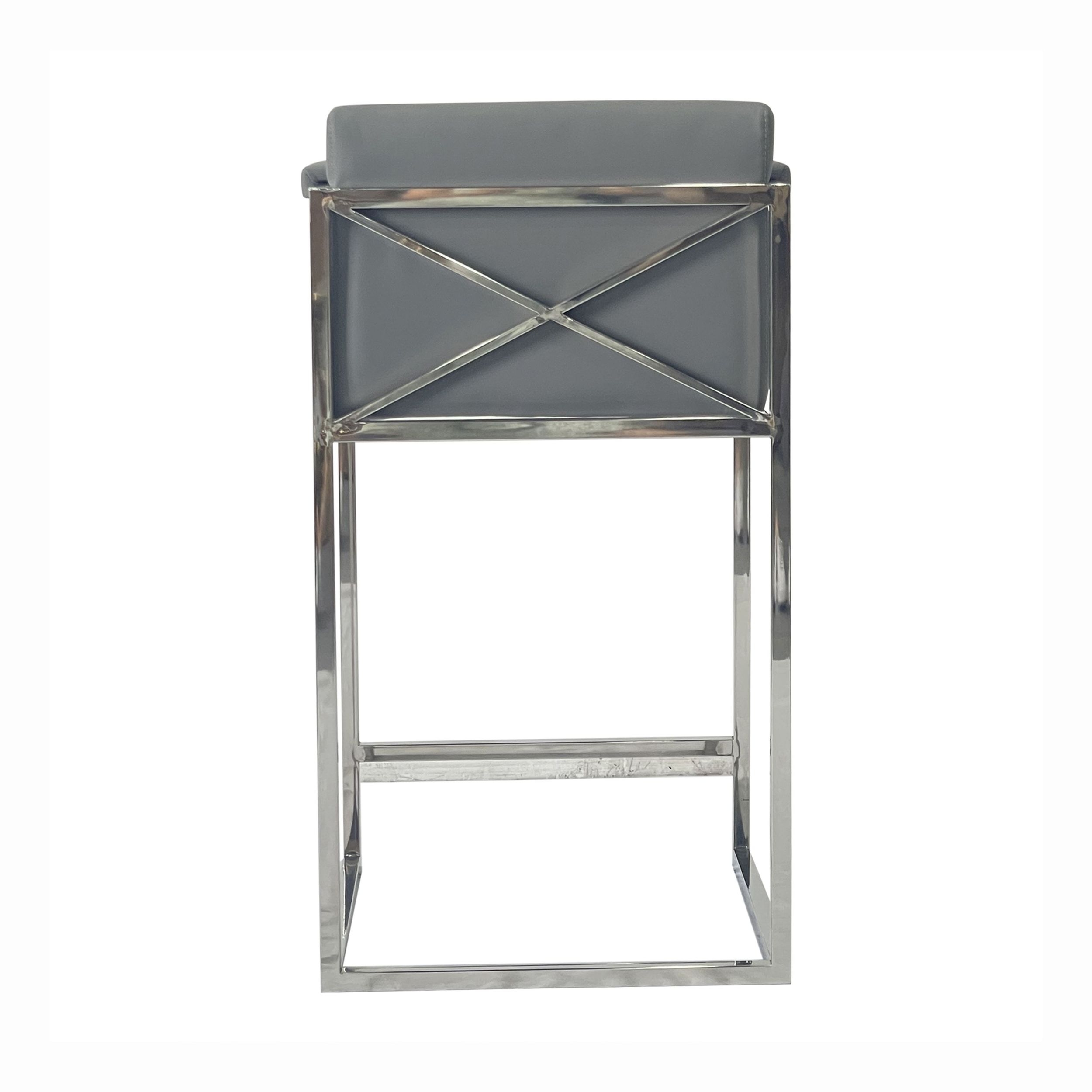 Timeless Velvet Bar Stool with Arms