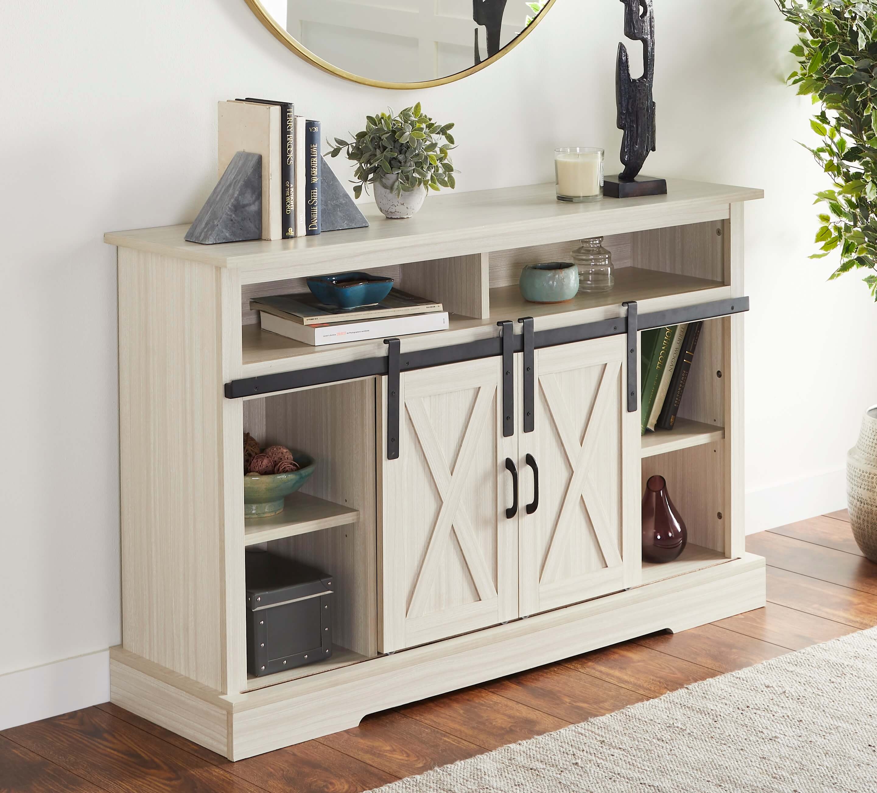 Shack Sliding Doors Console TV Stand