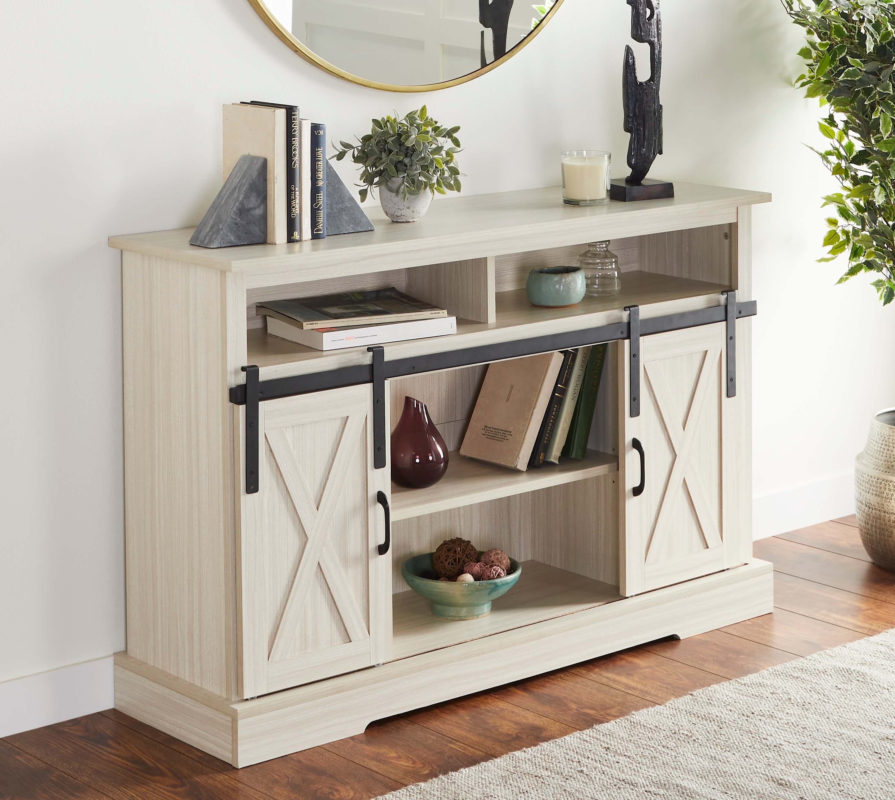Shack Sliding Doors Console TV Stand