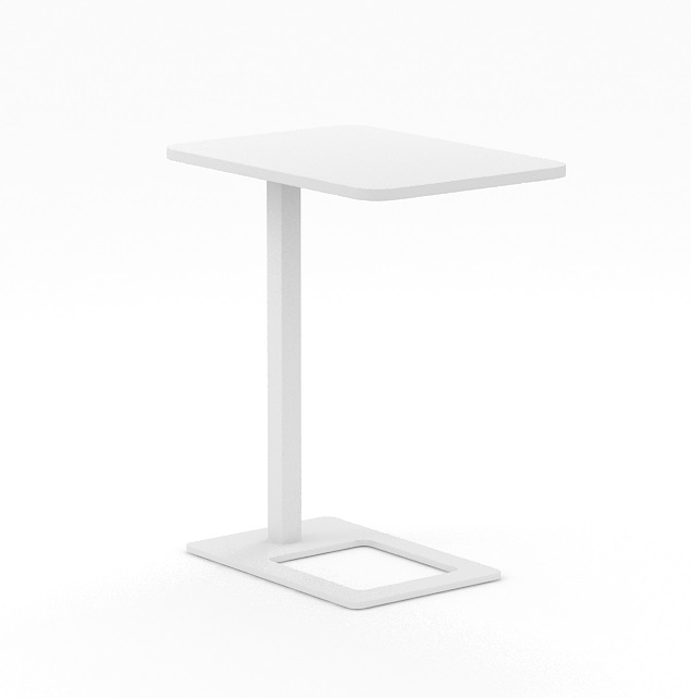 Mobi Mobile Office Coffee Table w/Metal Base