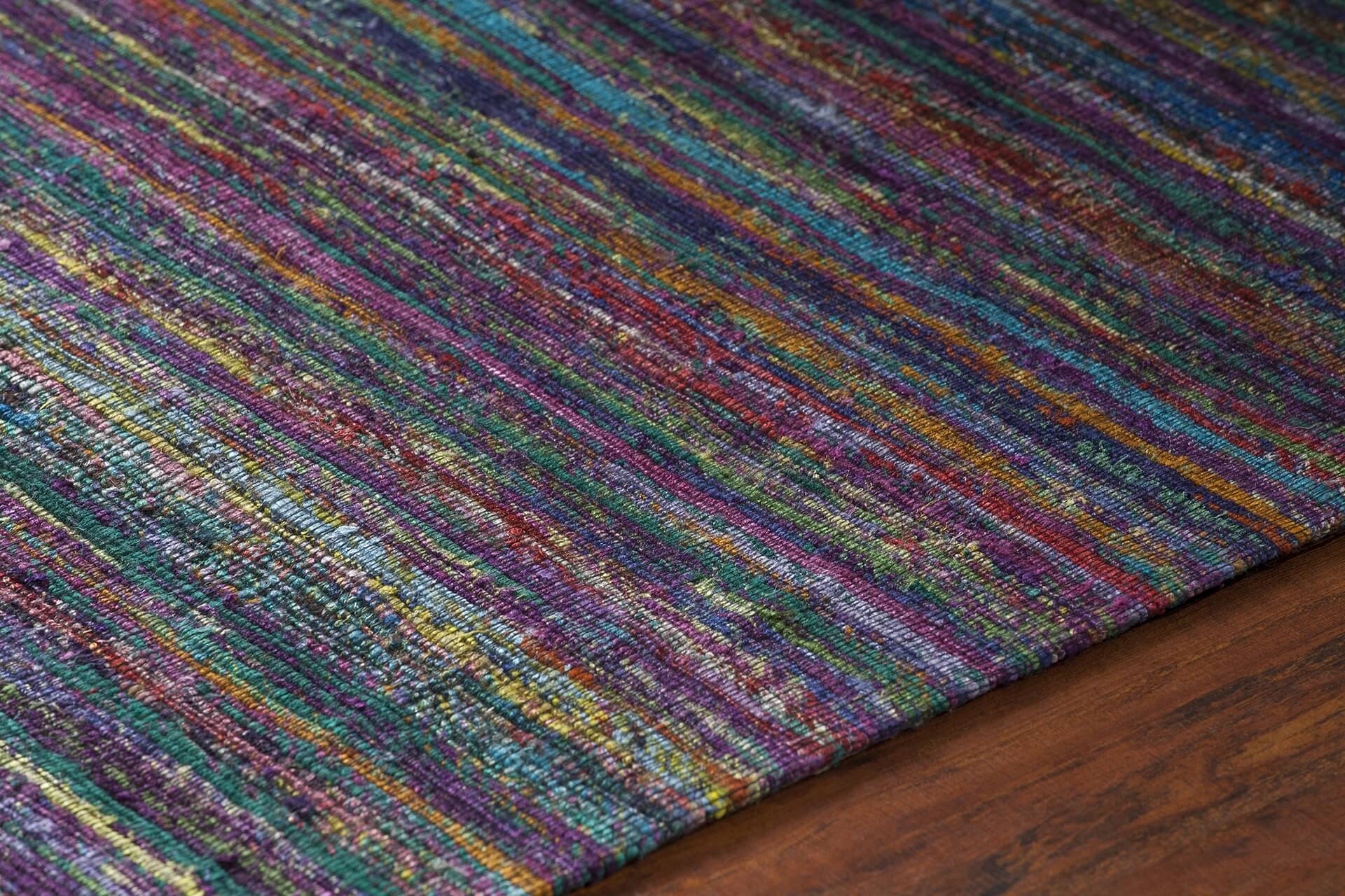 Shenaz Polyester Rectangular Handmade Rug, 7'9" x 10'6"