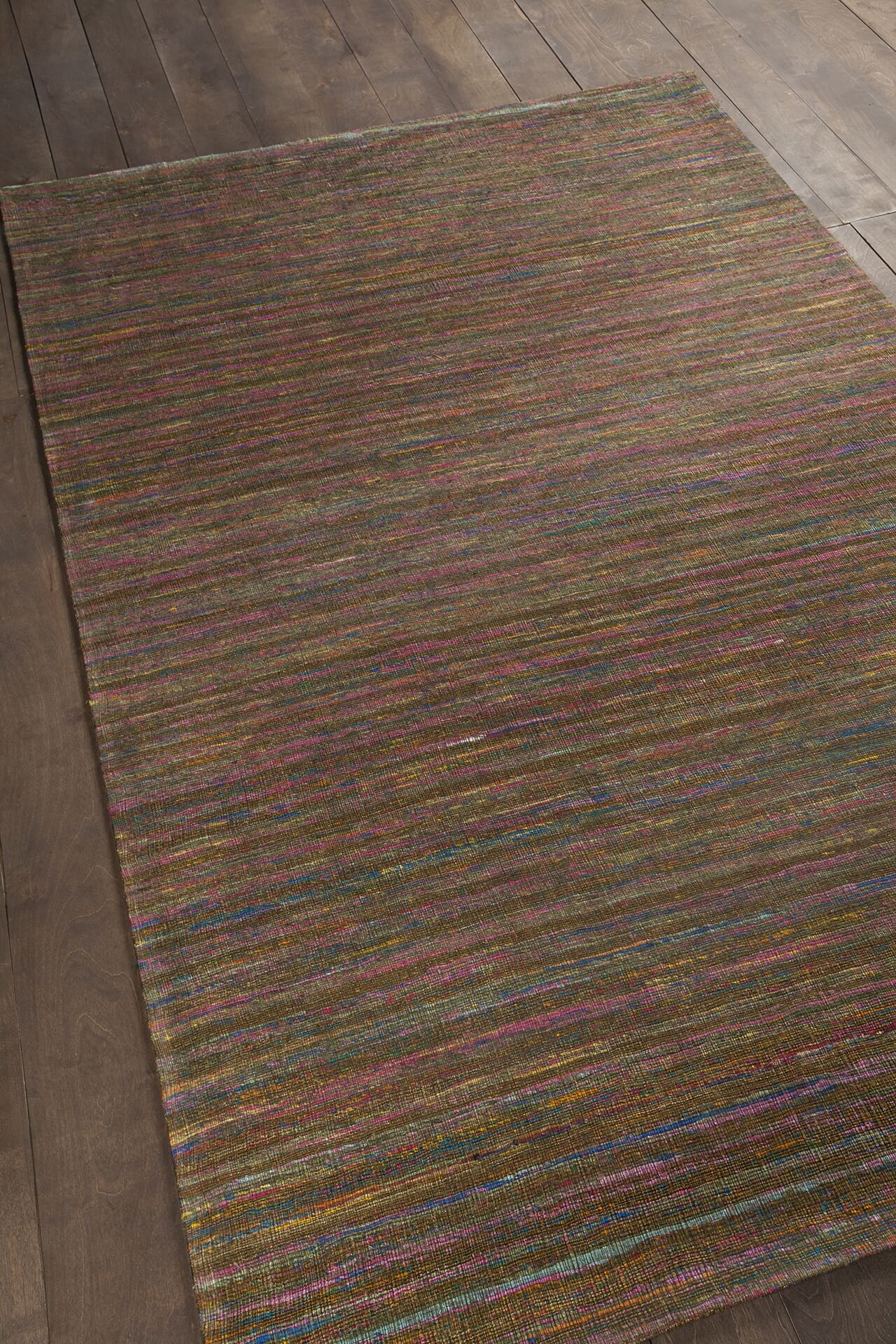 Shenaz Polyester Rectangular Handmade Rug, Composition 1