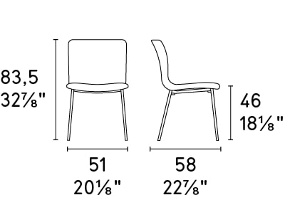 Annie Fabric/Metal Customizable Dining Chair
