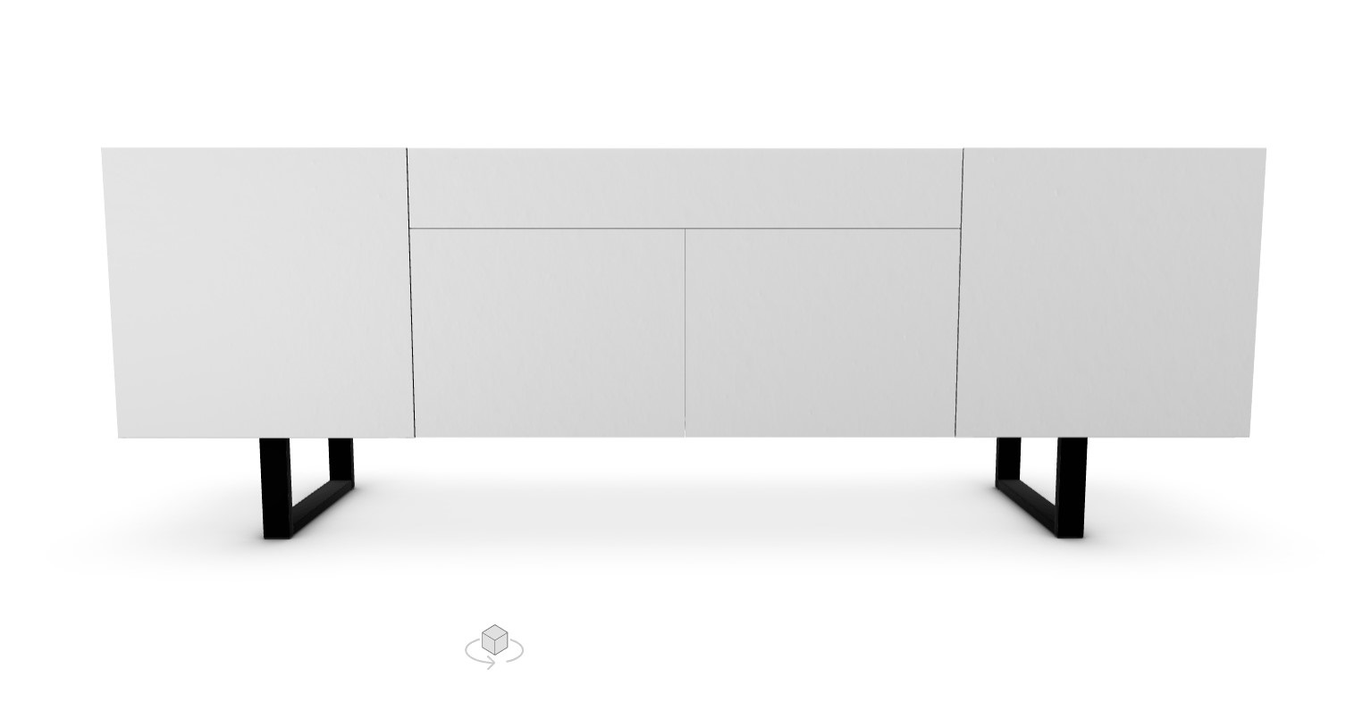 Horizon Wood/Ceramic/Metal Sideboard w/4 Doors & Drawer