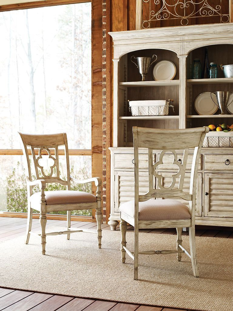 Weatherford Fabric/Wood Side Chair