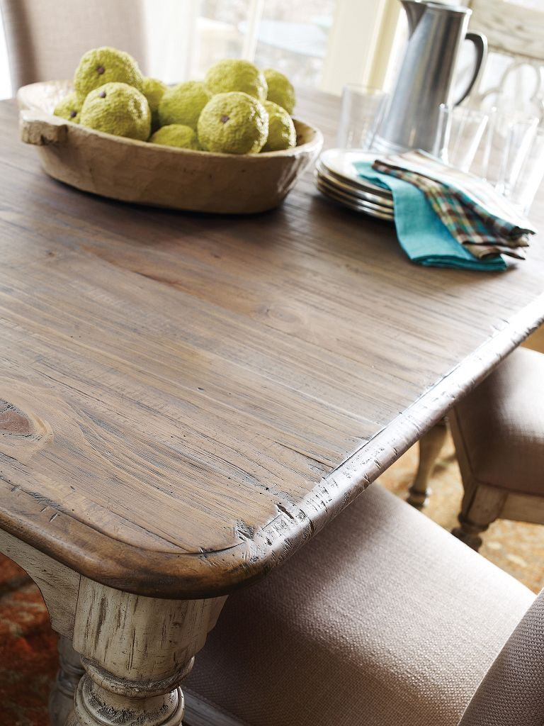 Weatherford Canterbury Rectangular Wood Extendable Dining Table