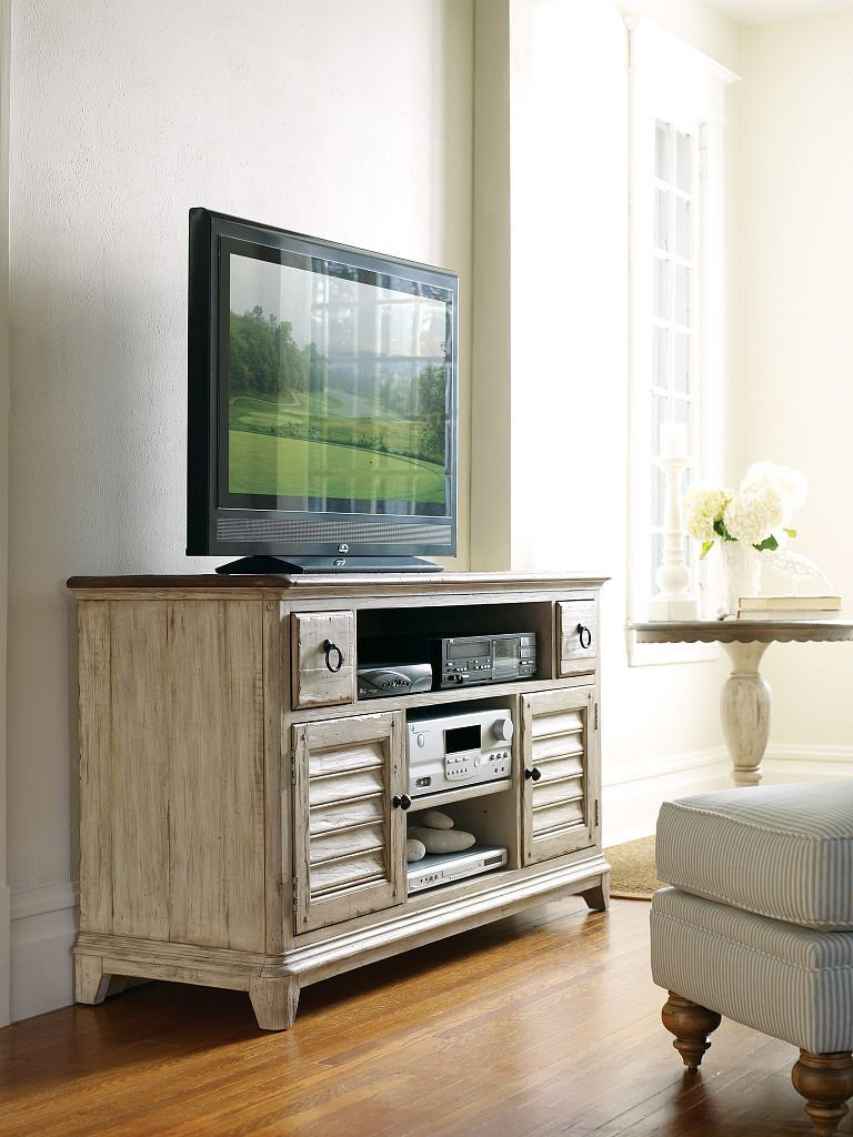 Weatherford 56-inch Wood 2-Drawer Entertainment Console w/2 Doors