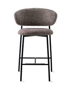Oleandro Fabric/Metal Customizable Counter Stool