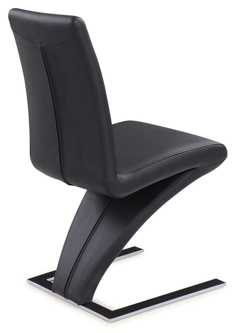 Side-455 Dining Chair, Black by New Spec Furniture