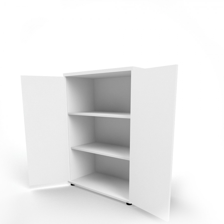 Color Office H44.4" Storage Cabinet w/2 Lockable Doors