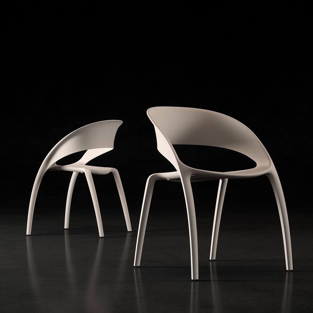 Bee Polypropylene Stacking Visitor Office Chair