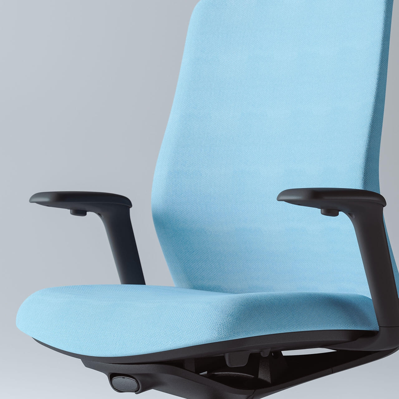 A+S Work Office Chair w/Mesh Backrest