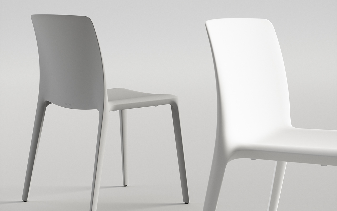 Fluit Eco Polypropylene Stackable Chair (100% Recycled)