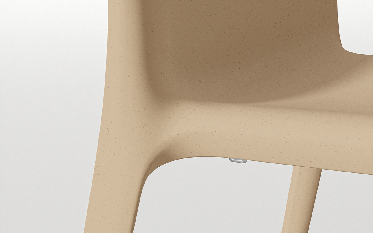 Fluit Eco Polypropylene Stackable Chair (100% Recycled)