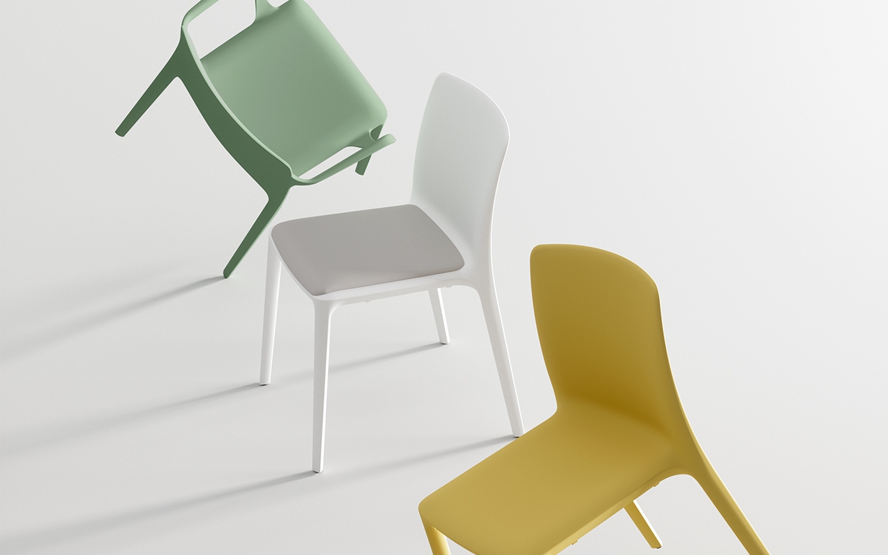 Fluit Eco Polypropylene Stackable Chair (100% Recycled)