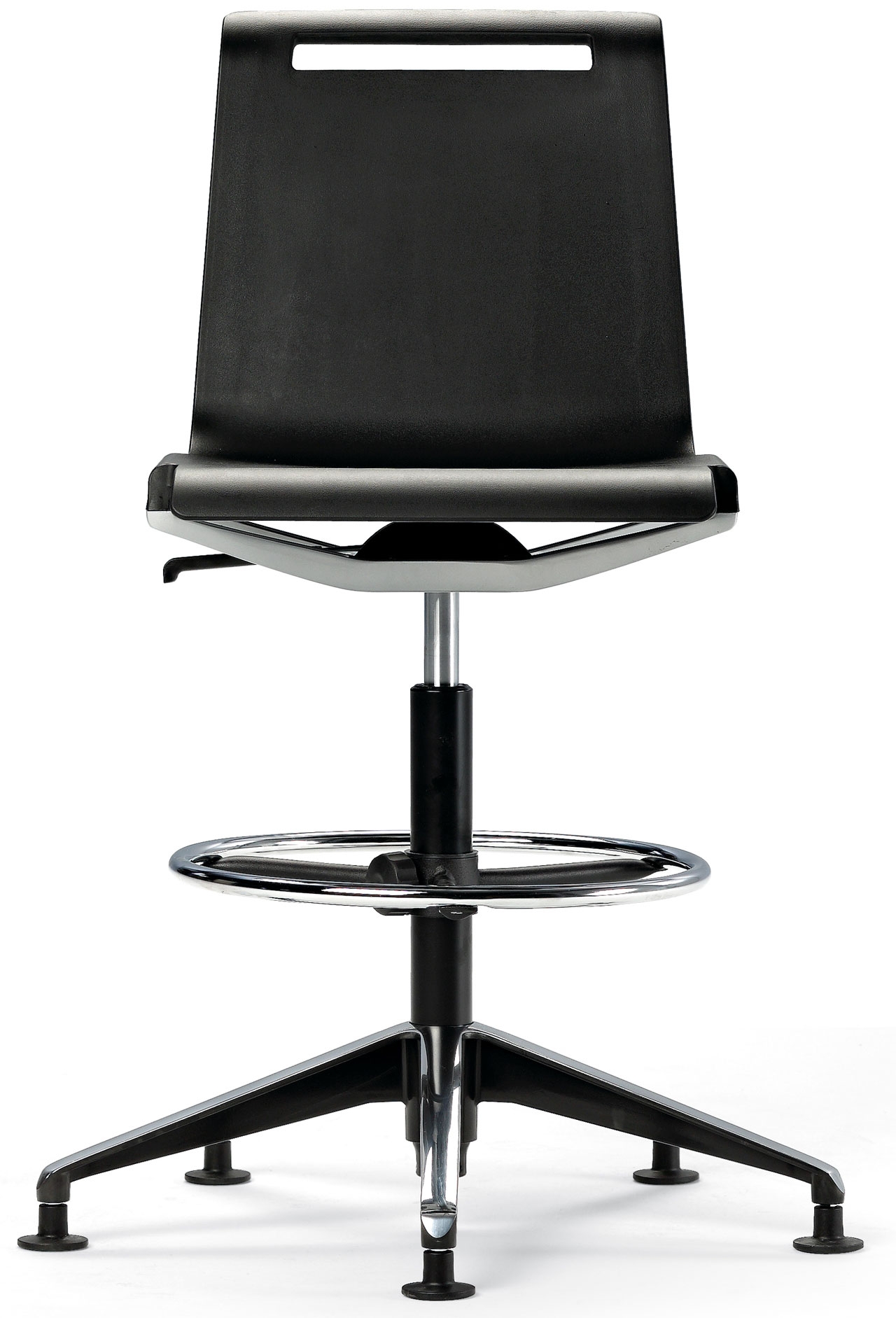 Mit Polypropylene Gaslift Swivel Office Stool