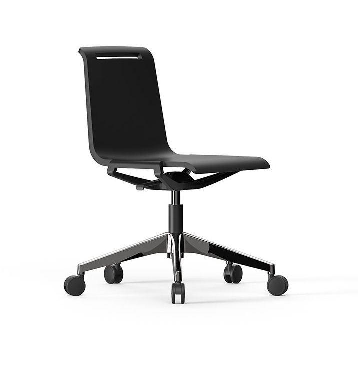 Mit Polypropylene Gaslift Swivel Office Chair w/Castors