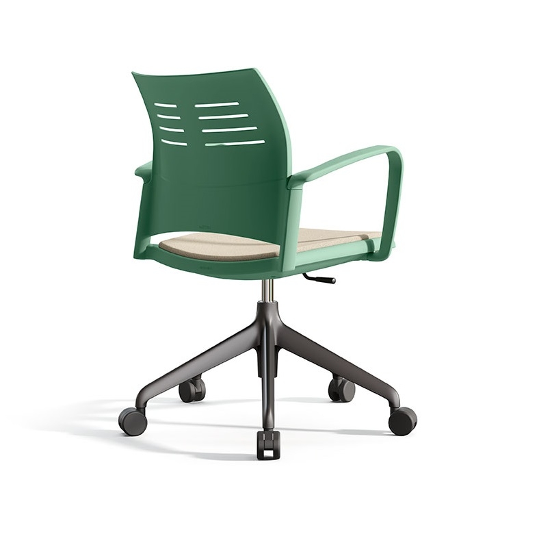 Spacio Polypropylene Gaslift Office Armchair w/5 Spoke Base & Pad Seat