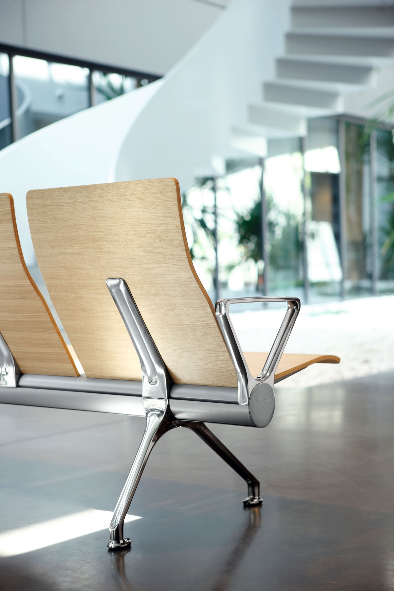 Avant Plywood Airport Seating Bench
