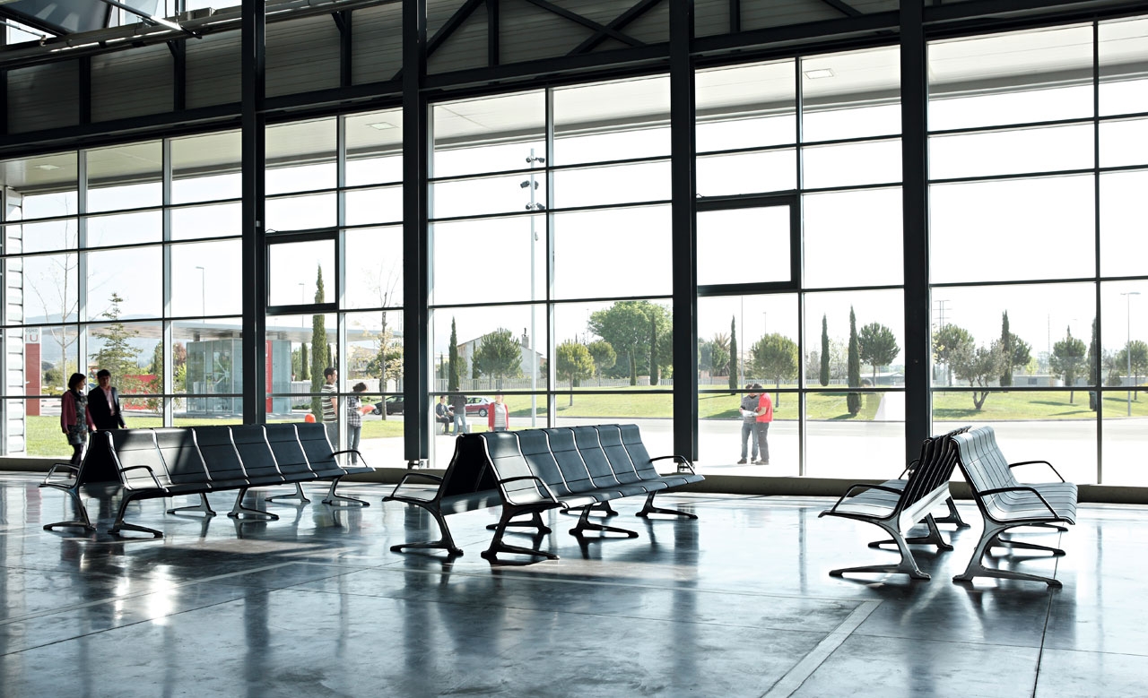 Passport PU Airport Seating Bench