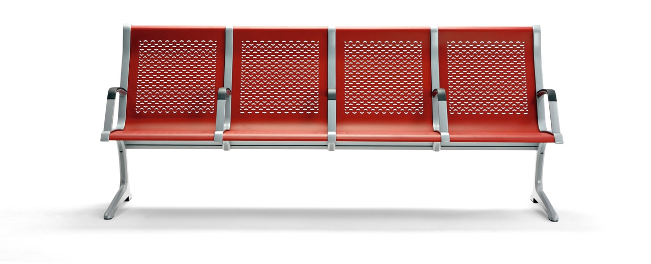 Passport Steel Airport Seating Bench