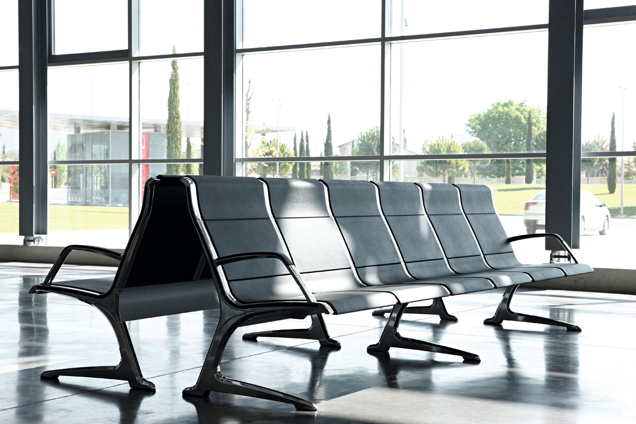 Passport PU Airport Seating Bench