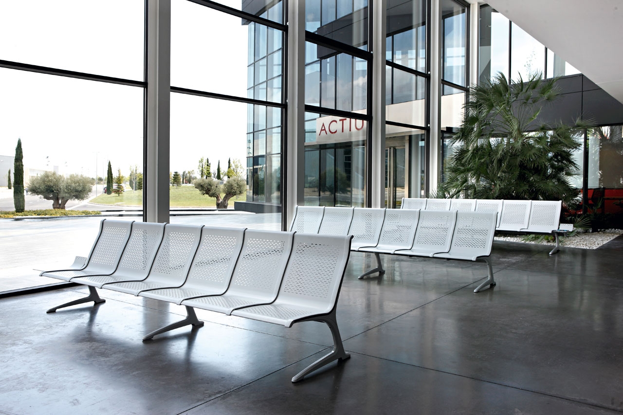 Passport Steel Airport Seating Bench