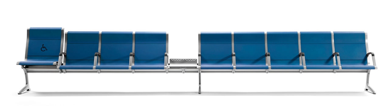 Passport PU Airport Seating Bench