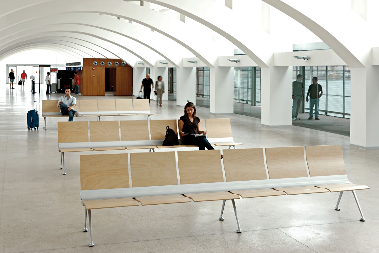 Transit Plywood Airport Seating Bench