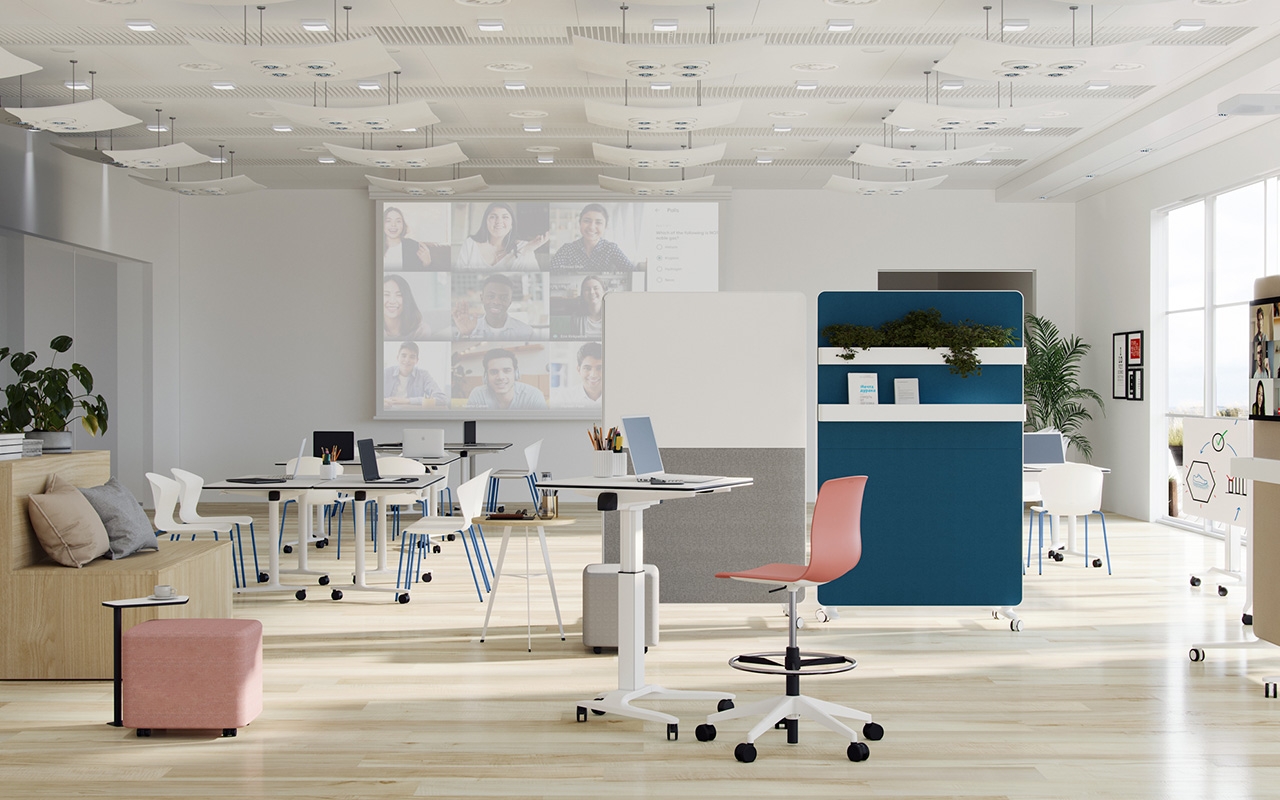 Caddy 500 Mobile Support Media Wall (Class Model)