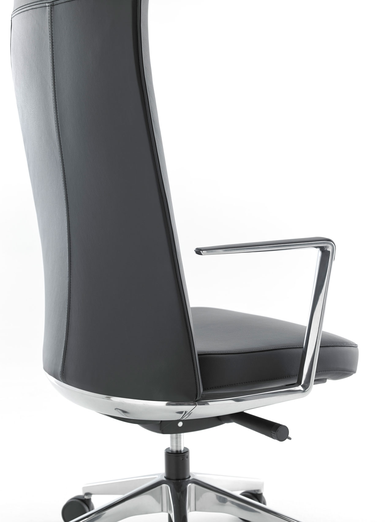 Cron Adjustable Swivel Executive Chair w/Headrest
