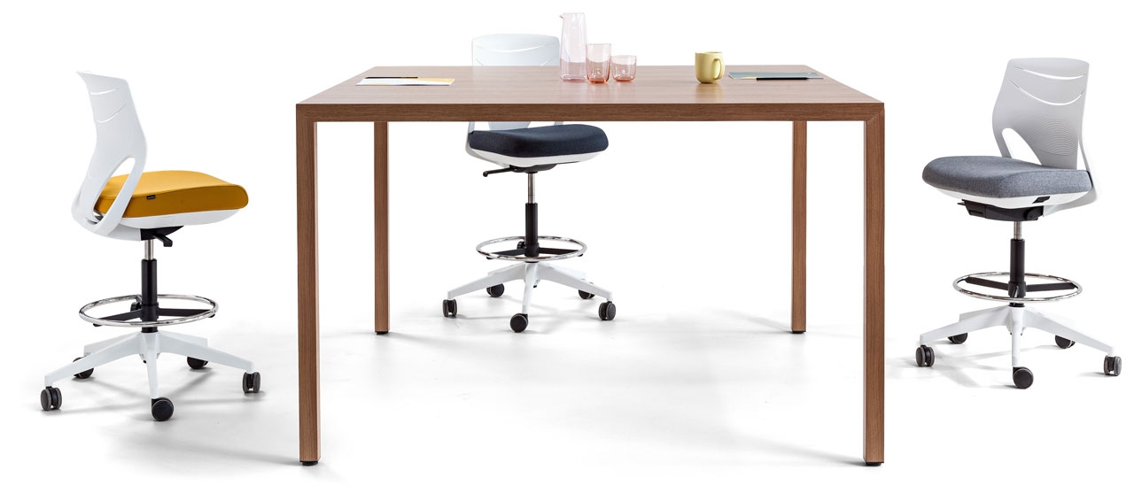 Efit 40 Gaslift Adjustable Swivel Office Draughtsman Chair w/Footrest