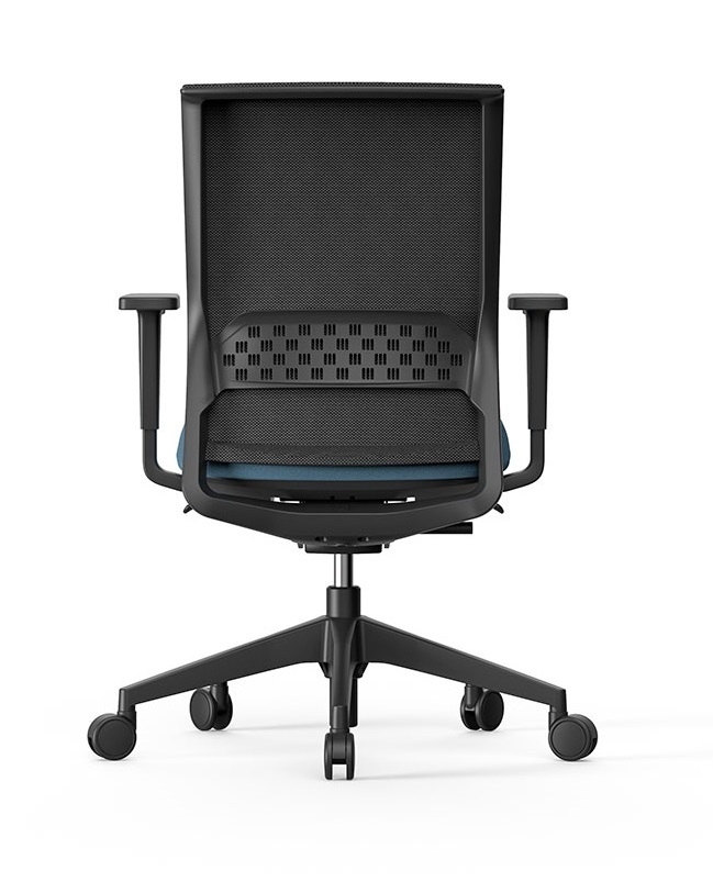 Stay Gaslift/Synchro Mesh Backrest Adjustable Swivel Office Chair w/2D Arms