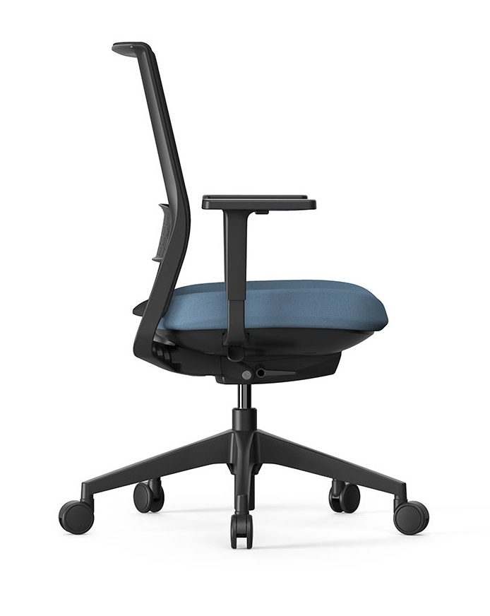 Stay Gaslift/Synchro Mesh Backrest Adjustable Swivel Office Chair w/3D Arms