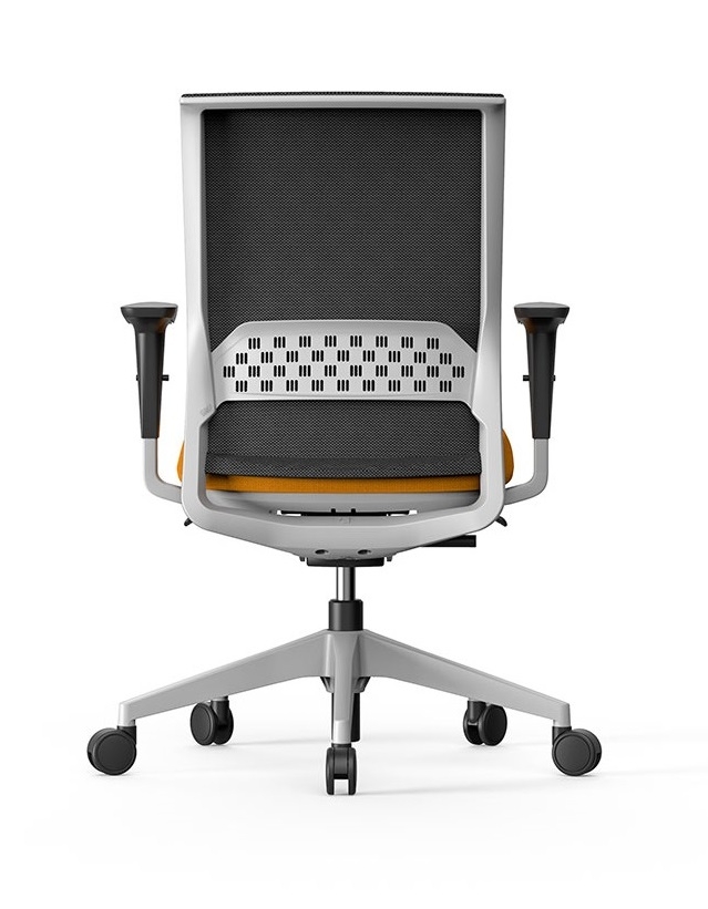 Stay Gaslift/Synchro Mesh Backrest Adjustable Swivel Office Chair w/2D Arms
