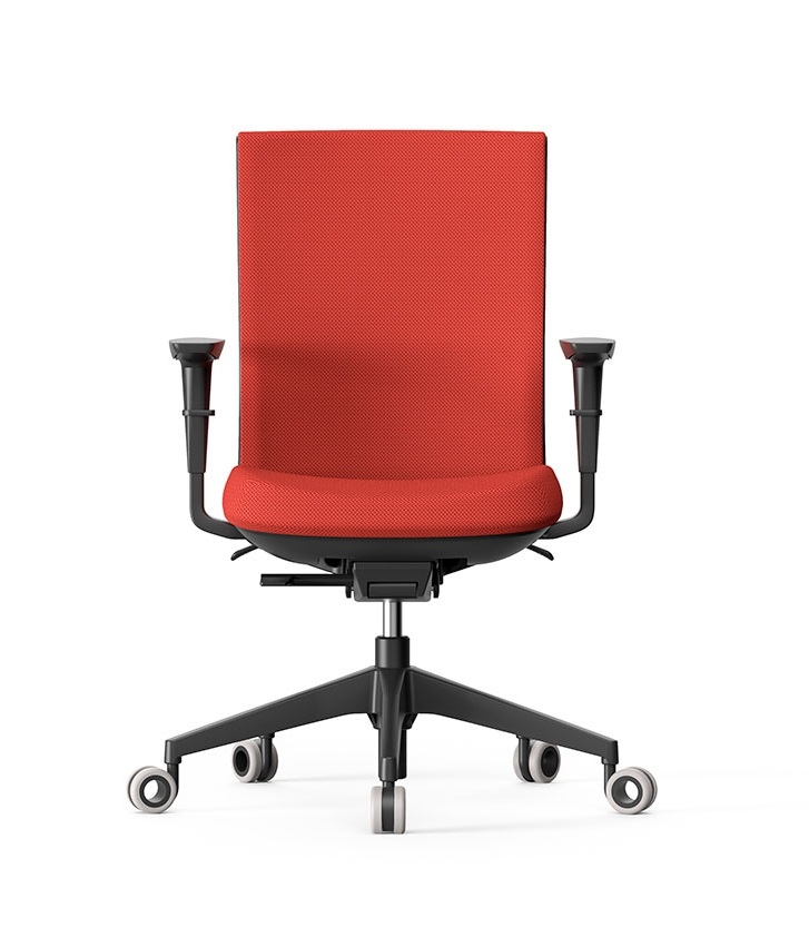 Stay Gaslift/Synchro Adjustable Swivel Office Chair w/3D Arms