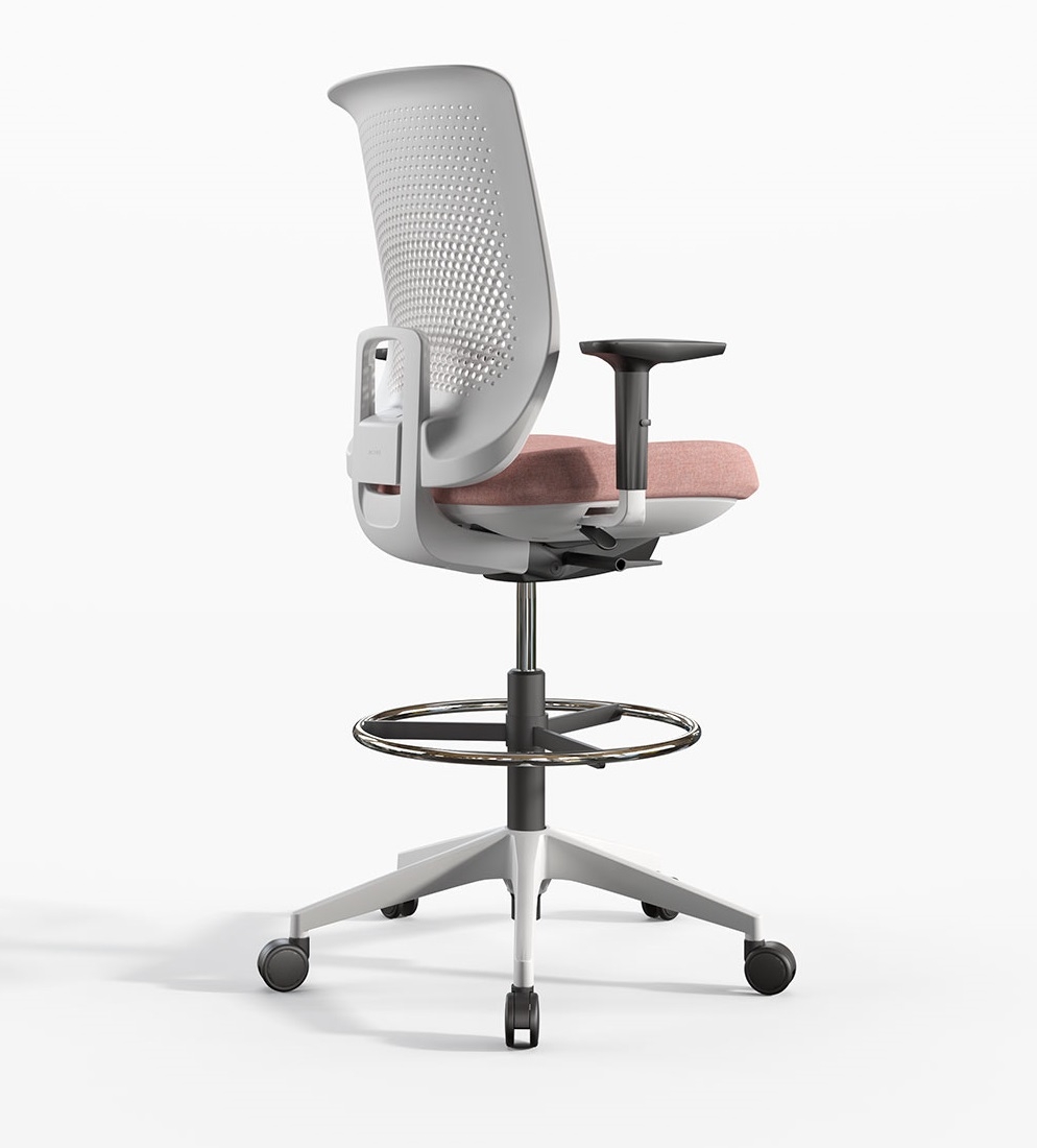 Trim Series 40 Gaslift/Synchro Adjustable Swivel Draughtsman Office Chair